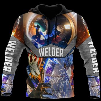  Precious And Cute Colorful Welding Pattern Welding Hoodie