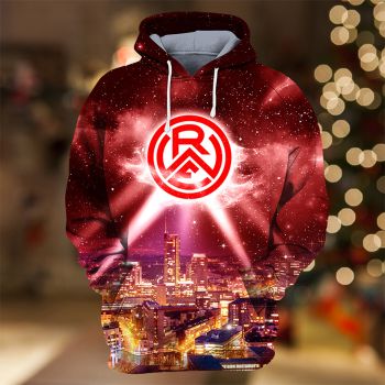 Pretty Red Lighting Pattern Lighting Hoodie