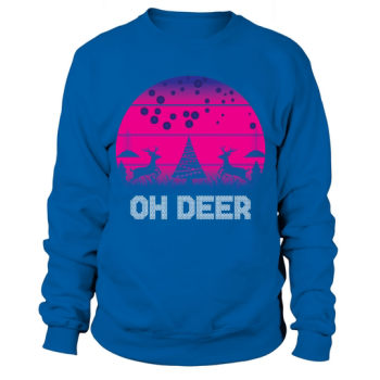 Oh Deer Christmas Is Here Sweatshirt