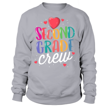 Second Grade Crew Back to School Teacher Sweatshirt