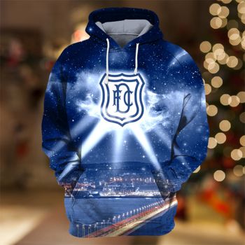 Cute And Loose Blue Lighting Pattern Lighting Hoodie