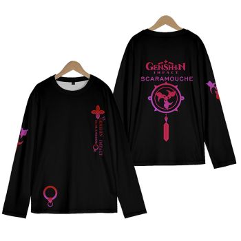 Temperament Genshin Impact Scaramouche Anime Sweatershirt