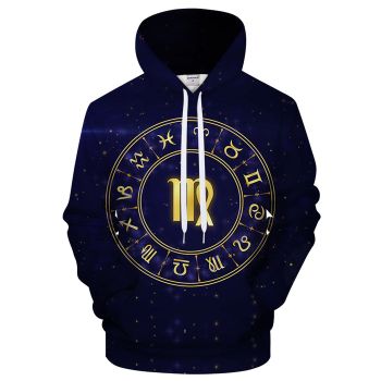 Virgo Circle 3D Sweatshirt Hoodie Pullover
