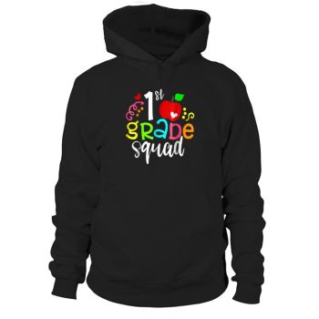 1st grade back to school teacher gifts men hoodies