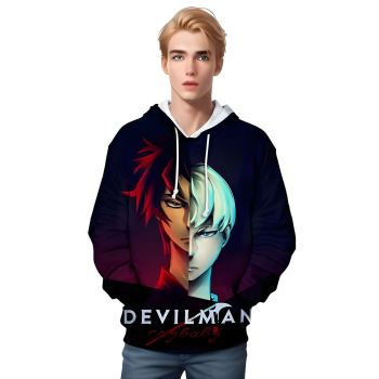 3D Print Anime Devilman Crybaby Hoodies Sweatshirt