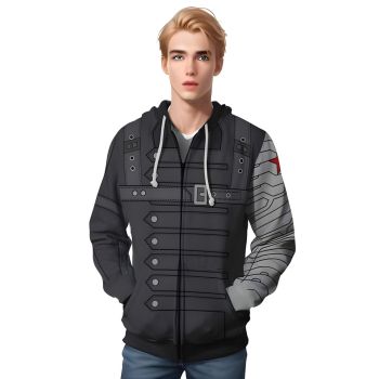 Captain America Winter Soldier 3D Print Fashion Hoodie