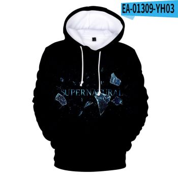 Fashion 3D Printed Supernatural Hoodie Streetwear