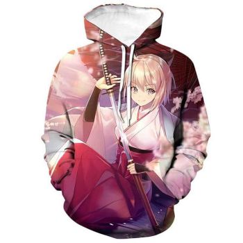 Fate Stay Night 3D Printed Hoodies &#8211; Fashion Hooded Sweatshirt