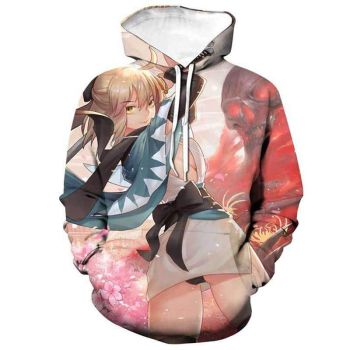 Fate Stay Night 3D Printed Hoodies &#8211; Fashion Hooded Sweatshirt
