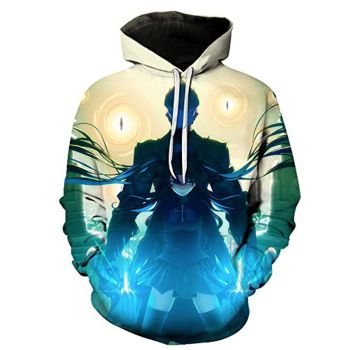 Fate Stay Night Hoodies &#8211; Rin Tohsaka 3D Printed Fashion Hooded Long Sleeve Pullover