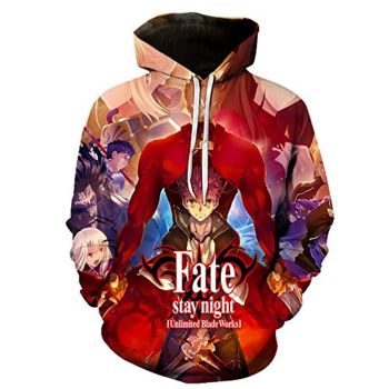 Fate Stay Night Hoodies &#8211; Shirou Emiya 3D Printed Fashion Hooded Long Sleeve Pullover