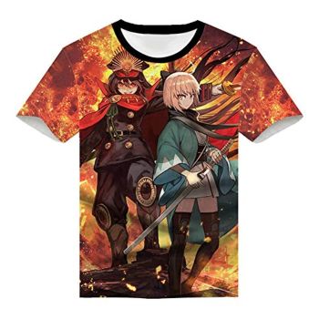 Fate Zero Fate/Stay Night Hoodies &#8211; 3D Printed Anime T-Shirt Funny Short Sleeve Tee Tops