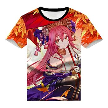 Fate Zero Fate/Stay Night Hoodies &#8211; 3D Printed Anime T-Shirt Funny Short Sleeve Tee Tops