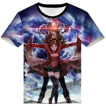 Fate Zero Fate/Stay Night Hoodies &#8211; 3D Printed Anime T-Shirt Funny Short Sleeve Tee Tops