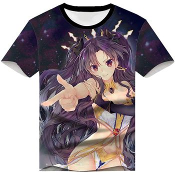 Fate Zero Fate/Stay Night Hoodies &#8211; 3D Printed Anime T-Shirt Funny Short Sleeve Tee Tops