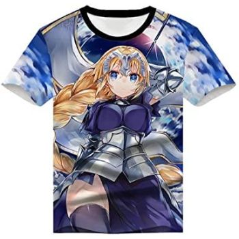Fate Zero Fate/Stay Night Hoodies &#8211; 3D Printed Anime T-Shirt Funny Short Sleeve Tee Tops