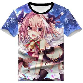 Fate Zero Fate/Stay Night Hoodies &#8211; 3D Printed Anime T-Shirt Funny Short Sleeve Tee Tops