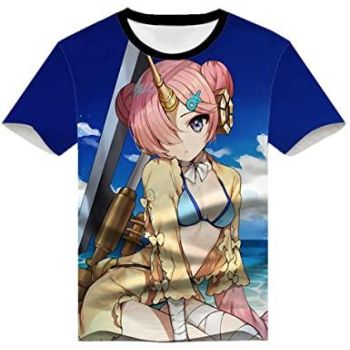 Fate Zero Fate/Stay Night Hoodies &#8211; 3D Printed Anime T-Shirt Funny Short Sleeve Tee Tops