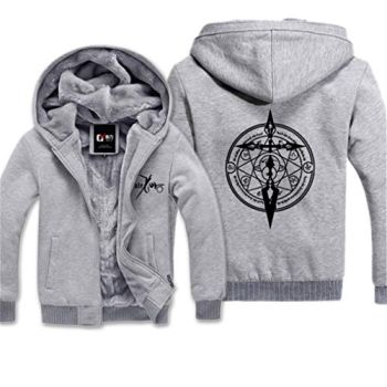 Fate Zero Hoodies &#8211; Winter Thicken Fleece Warm Zipper Hooded Jacket