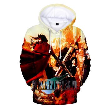 Final Fantasy VII Unisex 3D Print Battle Hoodies