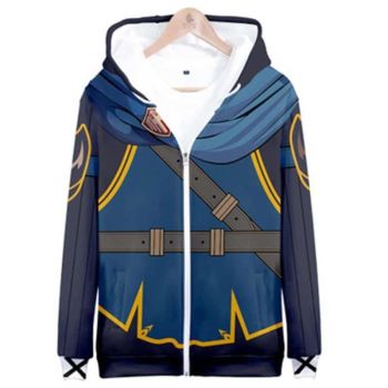 FE Hoodie -Zip Up Hooded Pullover Sweatshirt