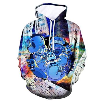 Five Nights at Freddy&#8217;s Hoodies for Teens &#8211; 3D Boys and Girls Pullover Hoodie