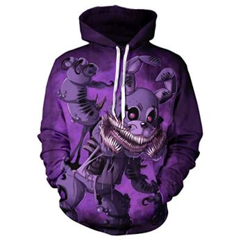 Five Nights at Freddy&#8217;s Hoodies for Teens &#8211; 3D Boys and Girls Pullover Hoodie