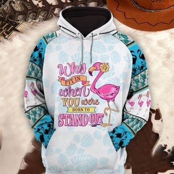 Flamingo Why Fit In When You Were Born To Sweater