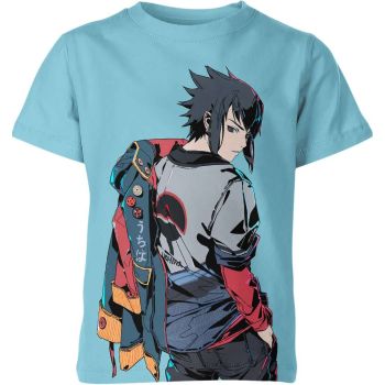 Sasuke Uchiha's Lustrous Sapphire Shirt