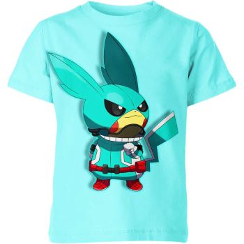 Electrifying Team Up Deku My Hero Academia x Pikachu Shirt