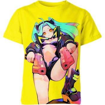 Vibrant Yellow: Rebecca From Cyberpunk Shirt