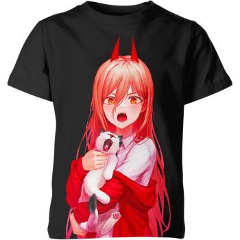 Abyssal Fury: Power from Chainsaw Man Shirt