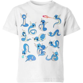 Charming White Dratini DQS Shirt Embrace the Beginnings!