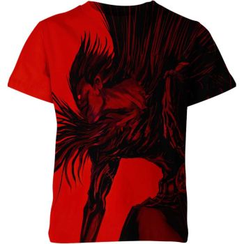 Crimson Notebook: Ryuk From Death Note Shirt