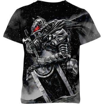Guts From Berserk Shirt - Shadowed Obsidian Struggler