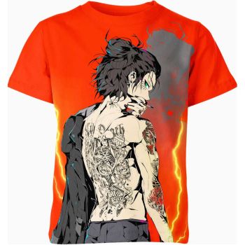 Titan's Fierce Embrace - Eren Yeager From Attack On Titan Shirt