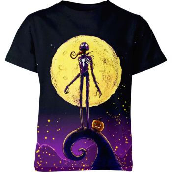 Venom's Nightmare Fusion - Sinister Black Venom x Jack Skellington Shirt