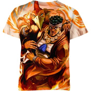 Bold Orange Mohammed Avdol from Jojo's Bizarre Adventure Shirt