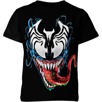 Symbiotic Menace: Black Venom Shirt - A Cool And Awesome  Tee