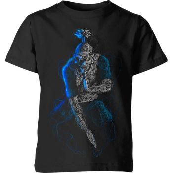 Isaac Netero From Hunter x Hunter Shirt - Shadowed Authority - Commanding Presence in Black Elegance
