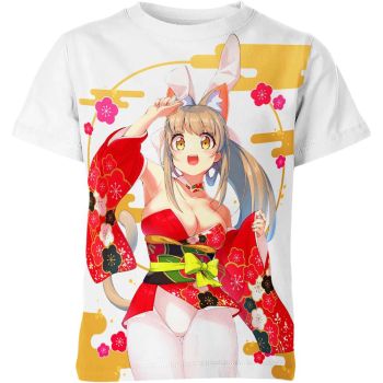 Icy Elegance - Anime Girl Shirt