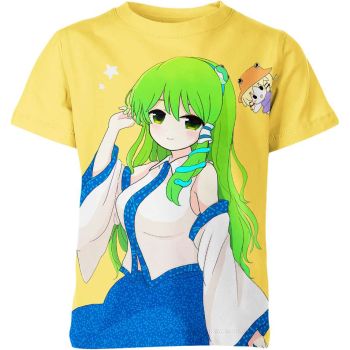 Sanae Kochiya's Serene Shrine Maiden Shirt