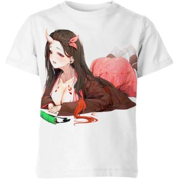 Serene White Nezuko Kamado From Demon Slayer Shirt