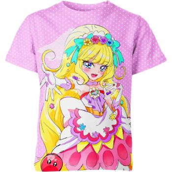Pretty Cure Wonder - Kasai Amane From Pretty Cure Shirt in Pink