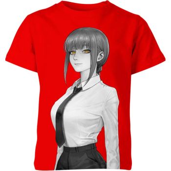 Fiery Red Makima From Chainsaw Man Shirt