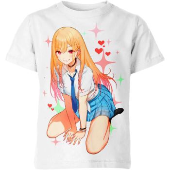 Elegant White Marin Kitagawa My Dress Up Darling Shirt