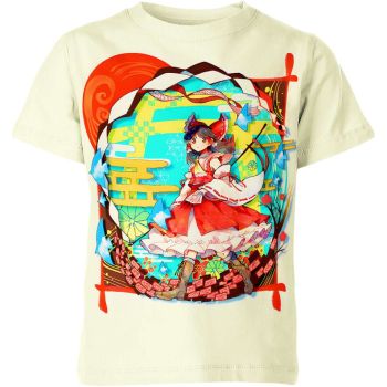 Mellow Yellow: Reimu Hakurei From Touhou Shirt