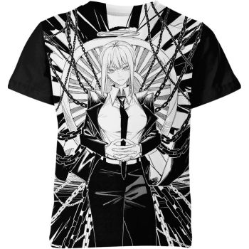 Mysterious Black Makima From Chainsaw Man Shirt