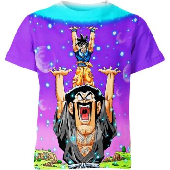 Santa X Goku's Festive Fusion Shirt