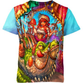Commandeer Blue and Multicolored Merchant Shirt